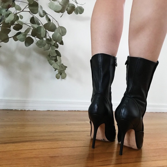Leon Max// By Max Studio Leather Booties - Picture 2 of 4
